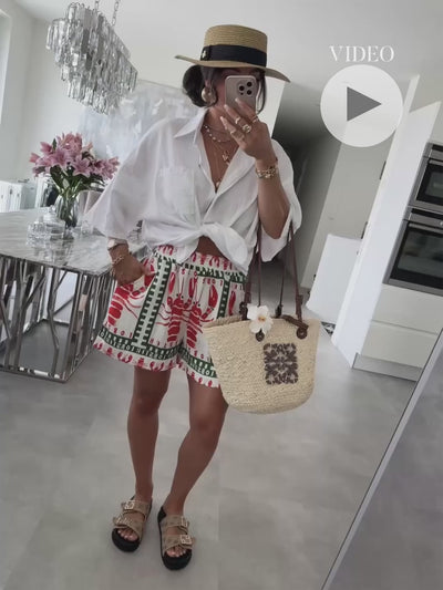 Shorts Mia Hummer Weiß Ladypolitan ♡