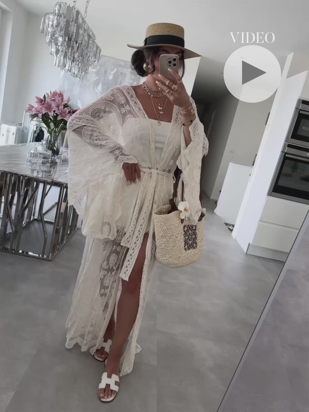Kimono Luja Cremeweiß Ladypolitan ♡