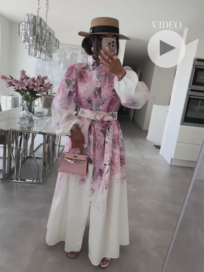 Maxi Kleid Orlia Rosa