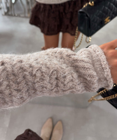 Strickjacke Juljeta Taupe Ladypolitan ♡