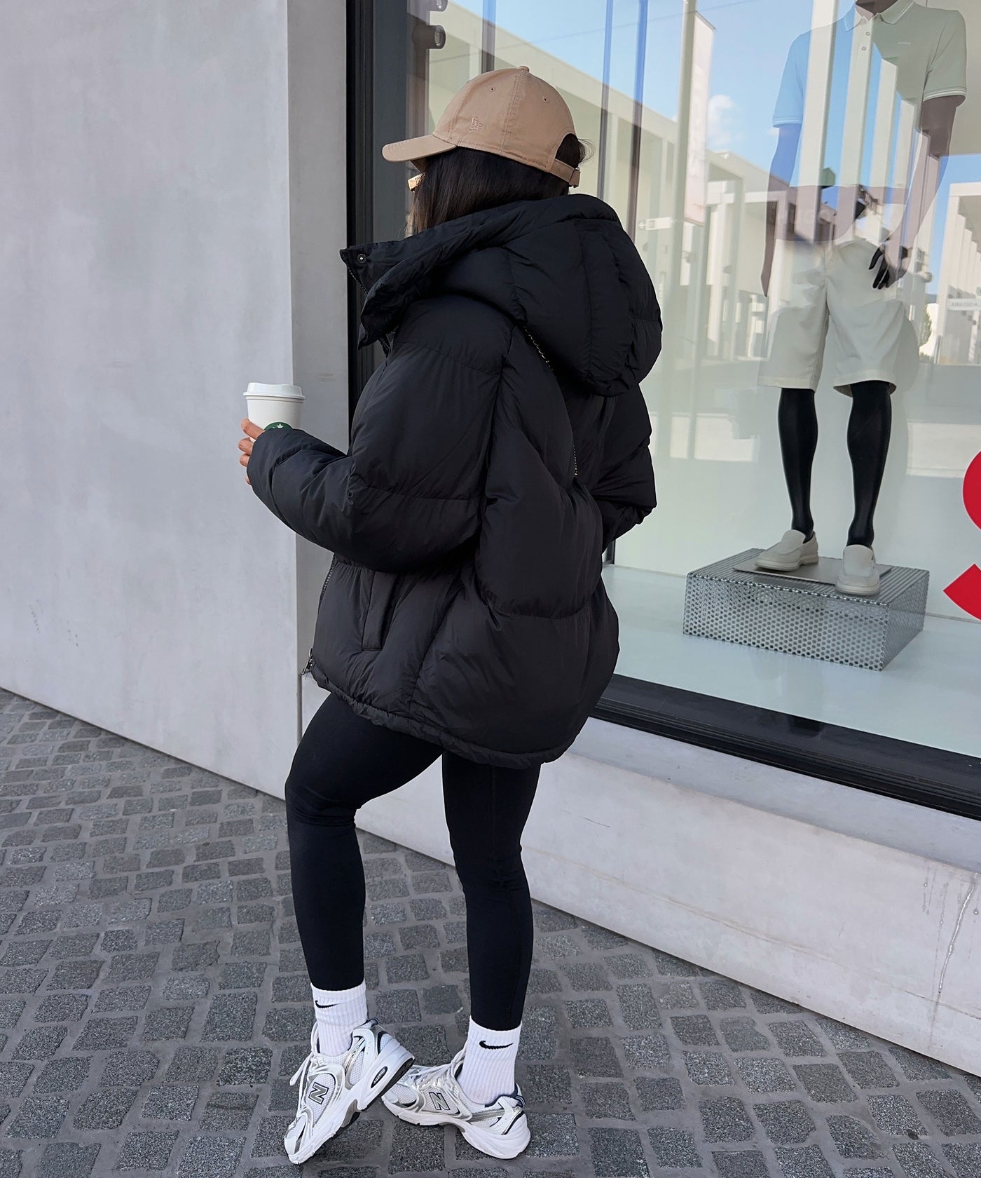 Pufferjacke Fina Schwarz Ladypolitan ♡