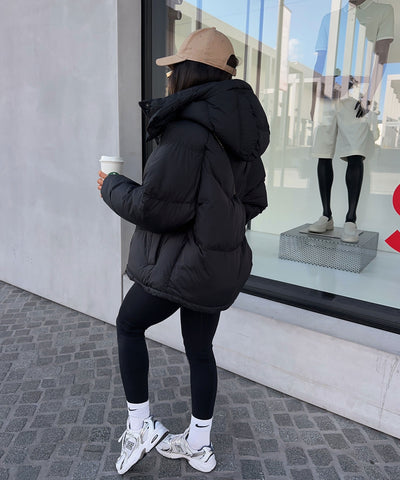 Pufferjacke Fina Schwarz Ladypolitan ♡