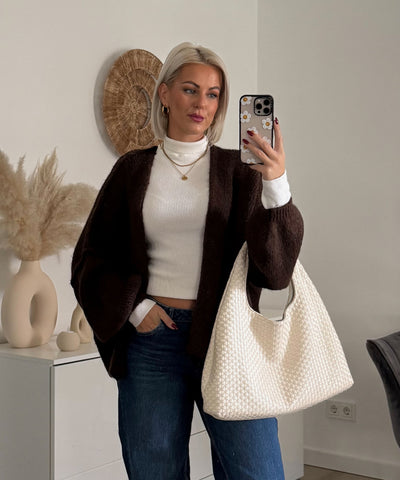 Cardigan Ray Dunkelbraun
