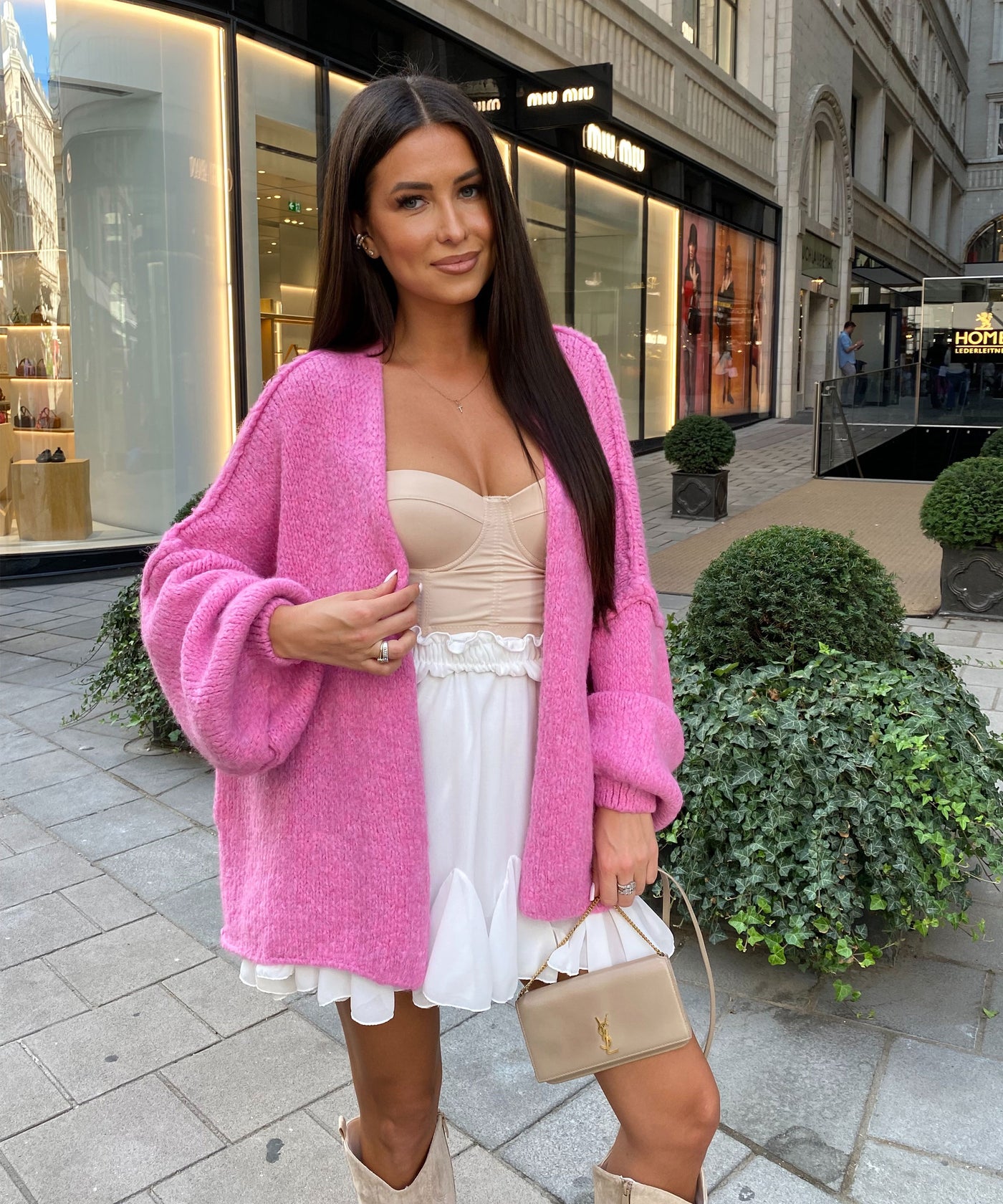 Cardigan Ray Pink