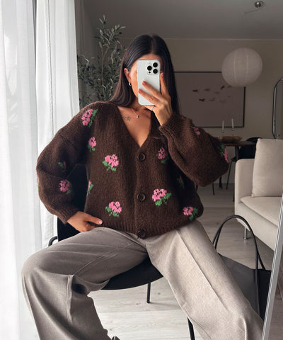 Cardigan Rose Dunkelbraun Ladypolitan ♡