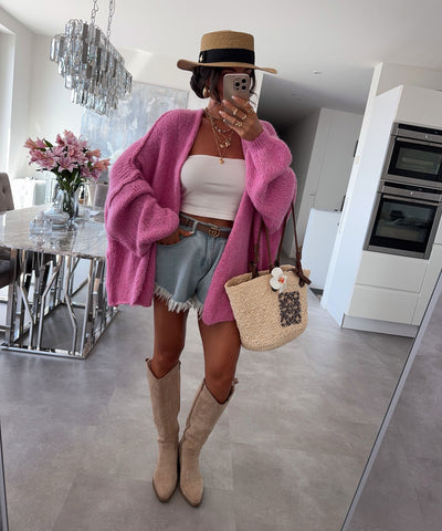 Cardigan Ray Pink Ladypolitan ♡