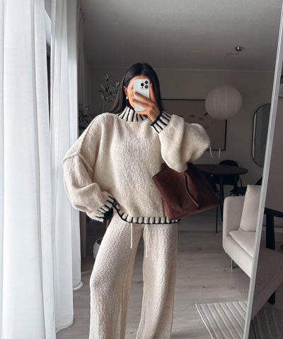 Strickhose Lilya Uni Beige Ladypolitan ♡