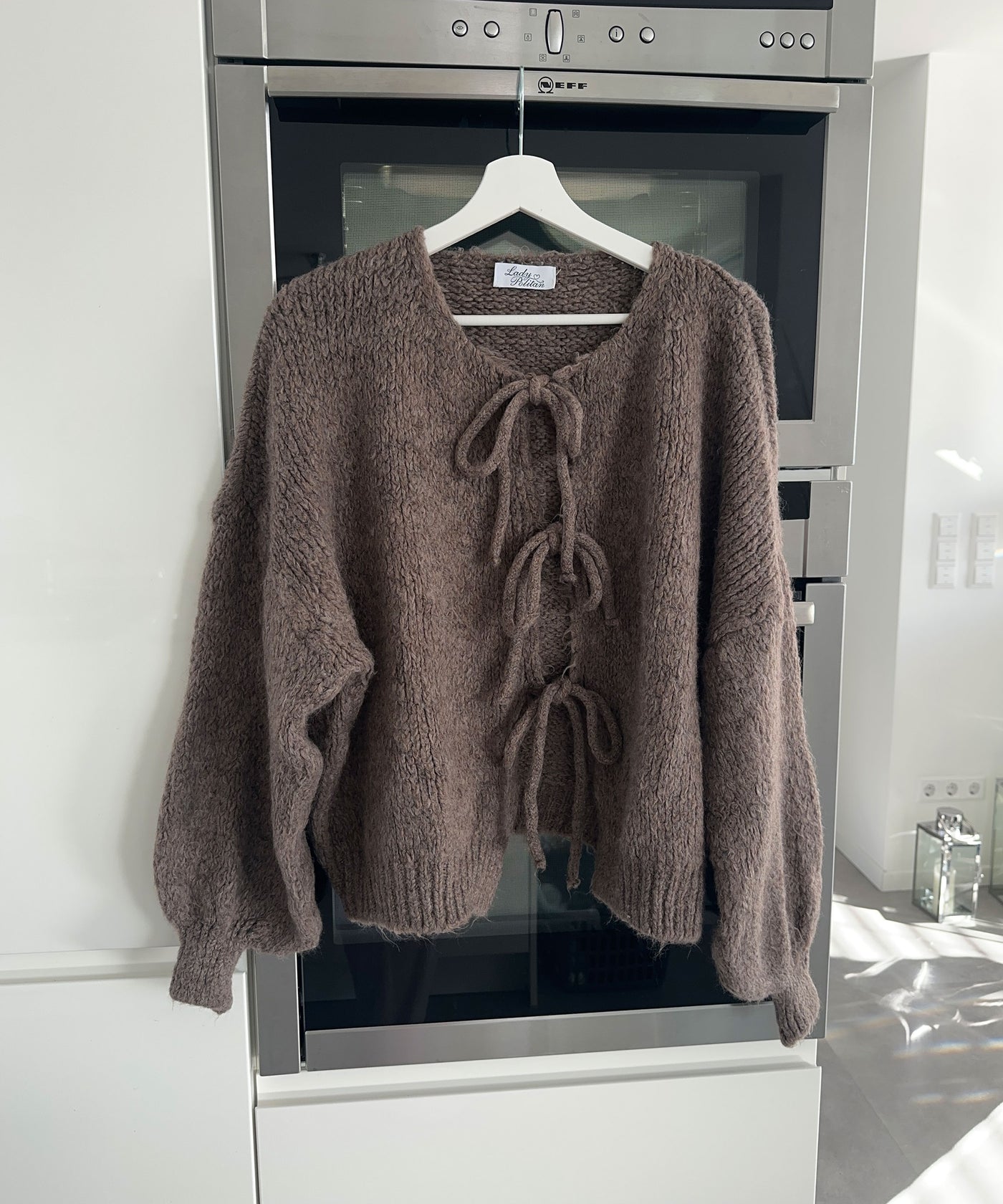 Cardigan Schleife Fia Braun  Ladypolitan ♡   