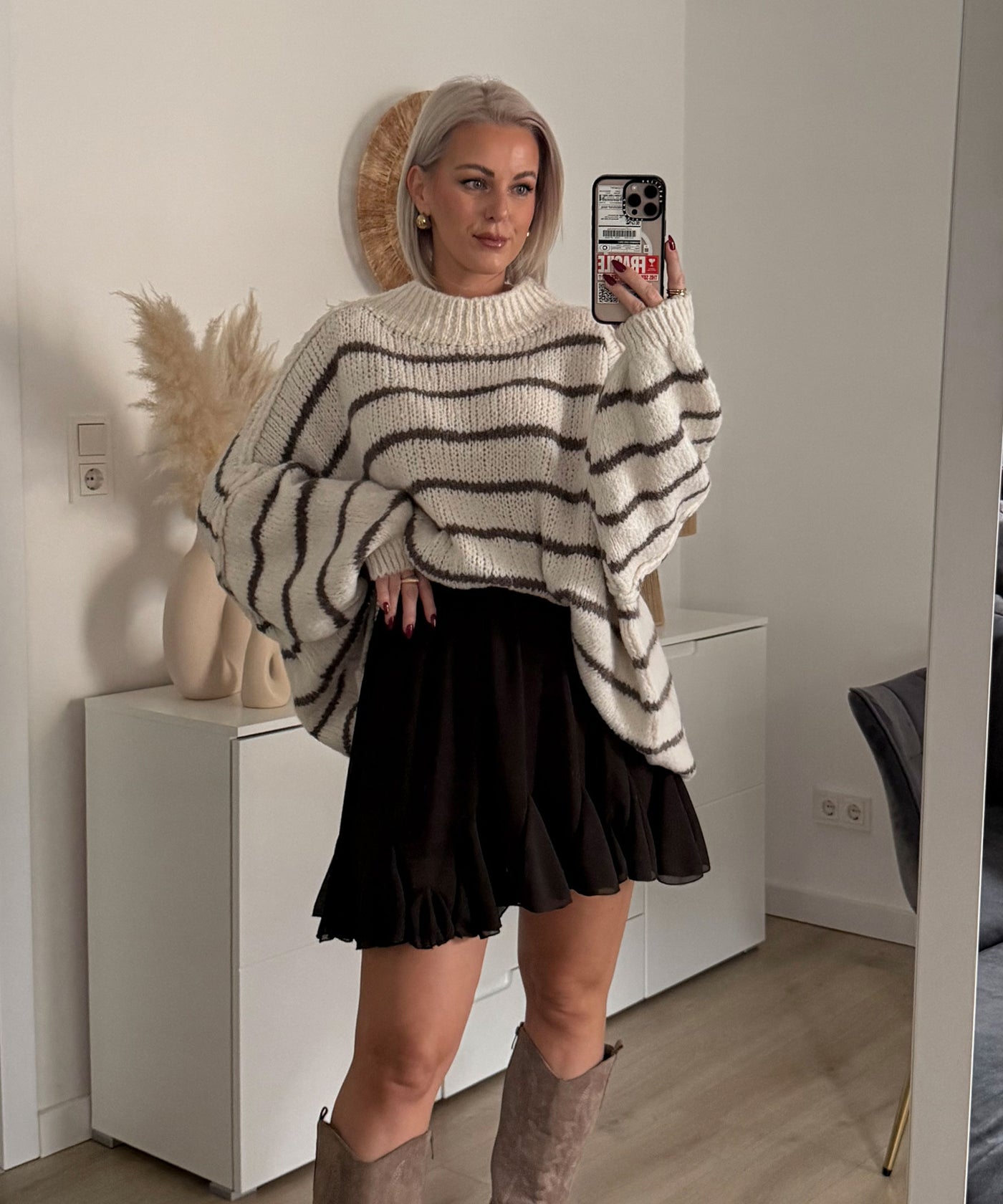 Rock Nicole Dunkelbraun