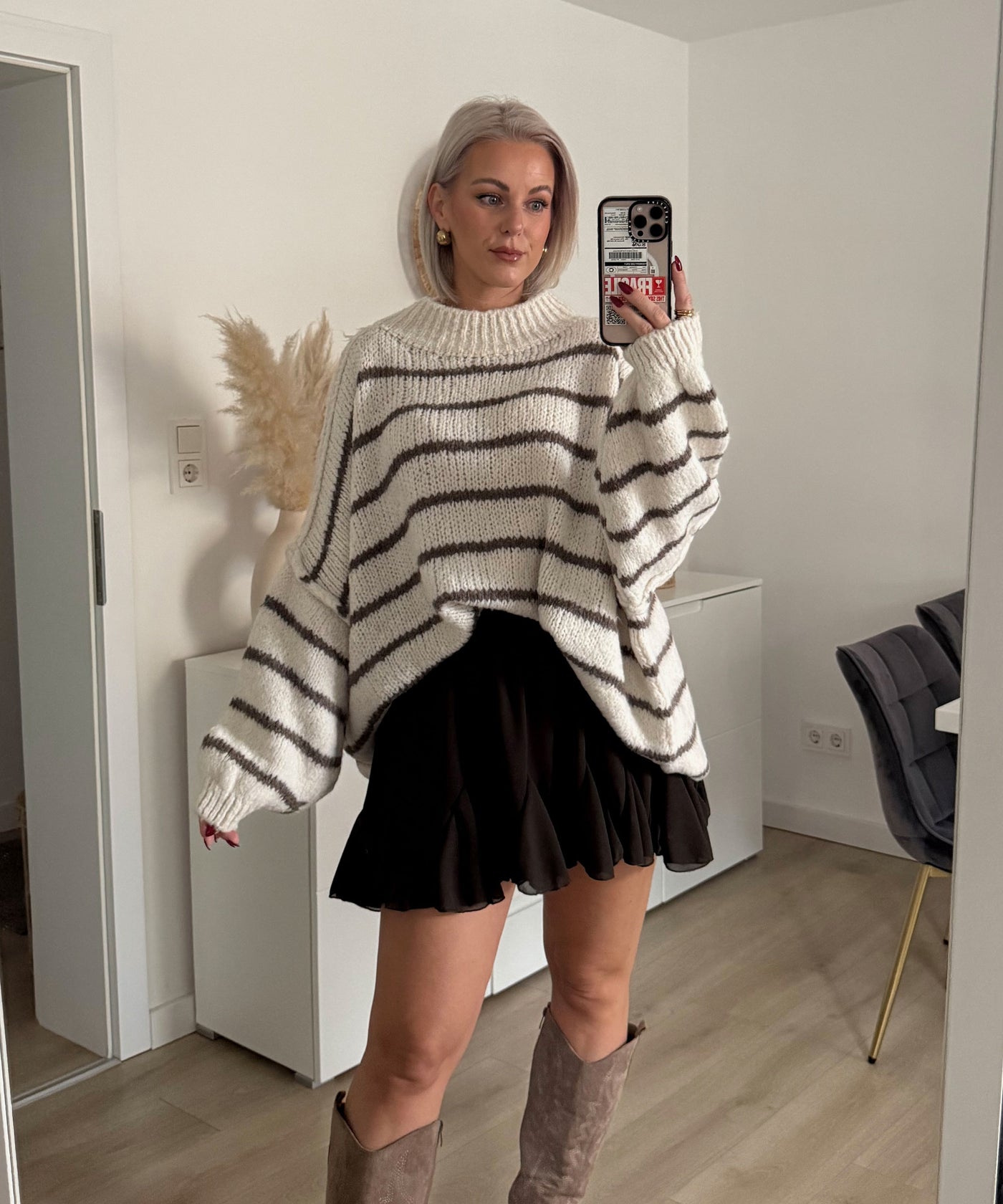 Rock Nicole Dunkelbraun