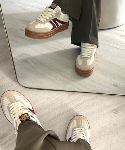Sneaker Smile Beige Ladypolitan ♡