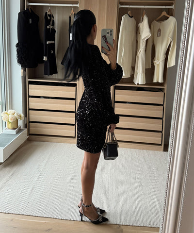 Mini Kleid Sonia Schwarz Ladypolitan ♡