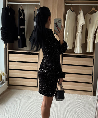 Mini Kleid Sonia Schwarz Ladypolitan ♡