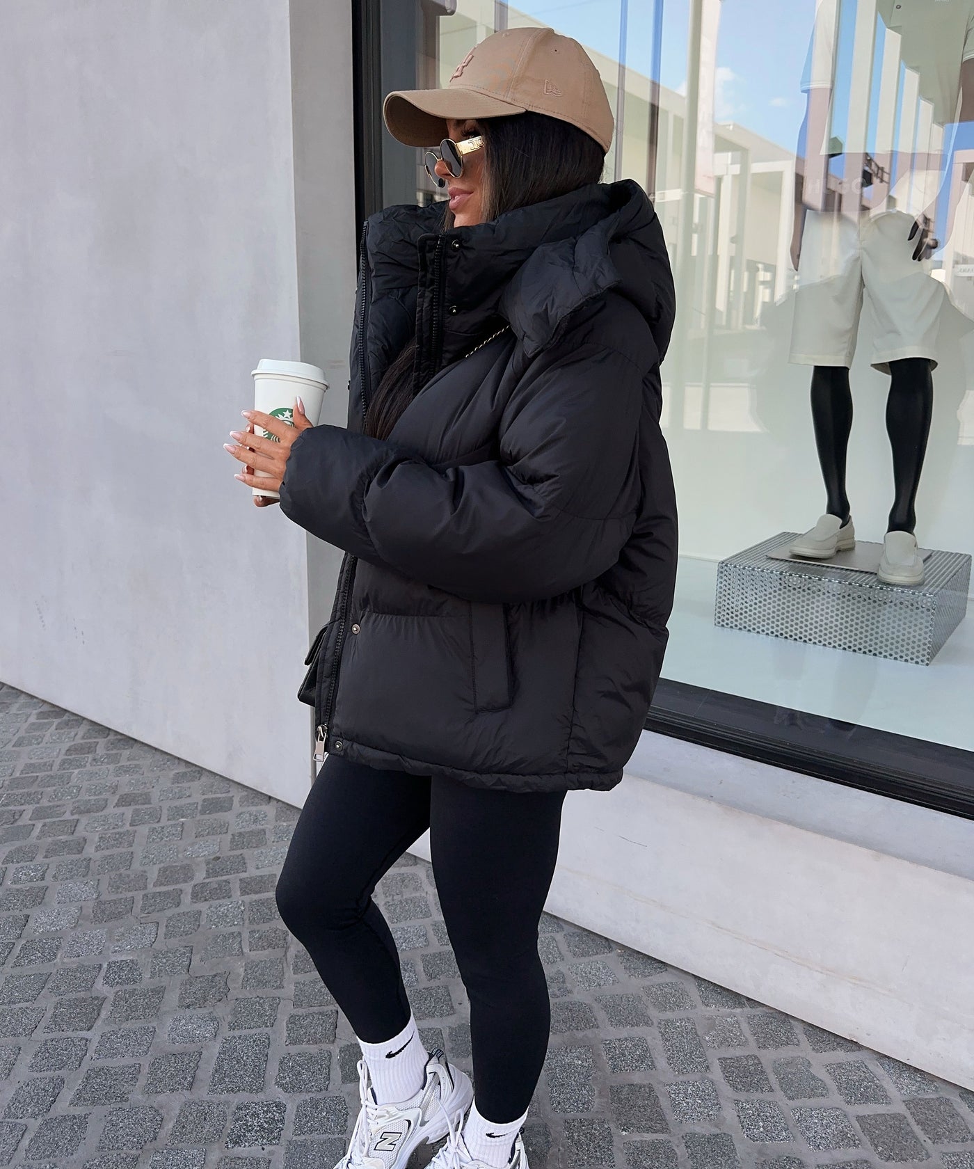 Pufferjacke Fina Schwarz Ladypolitan ♡