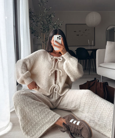Cardigan Schleife Fia Beige