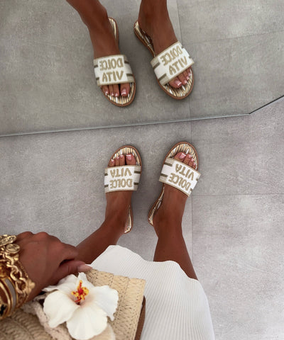 Schlappe Vita Gold Ladypolitan - Fashion Onlineshop für Damen