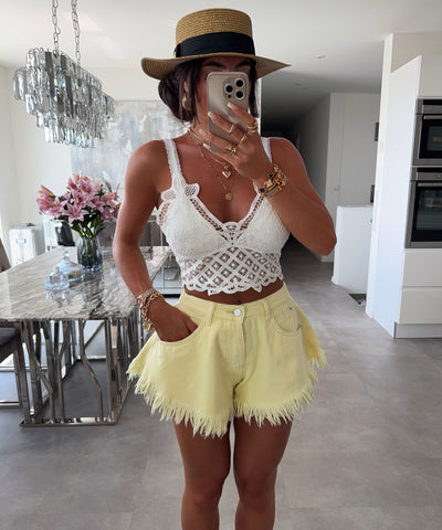 Shorts Fee Gelb Ladypolitan ♡