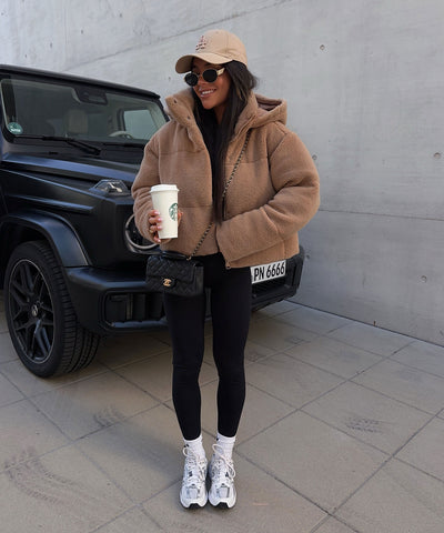 Teddy Fell Jacke Aila Camel Ladypolitan ♡