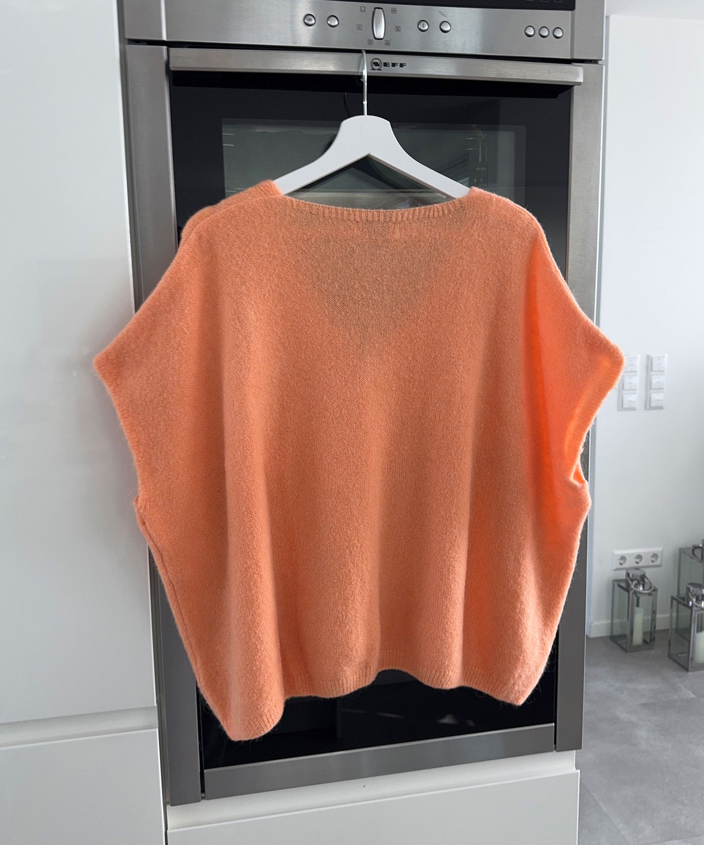 Kurzarm Cardigan Liz Orange Ladypolitan ♡