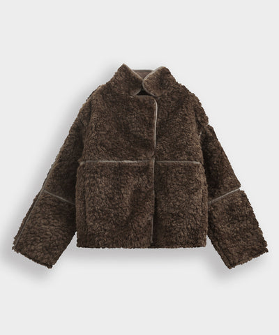 Teddy Fell Jacke Gania Braun Ladypolitan ♡