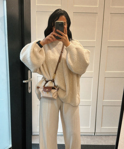 Oversize Pullover Nata Beige