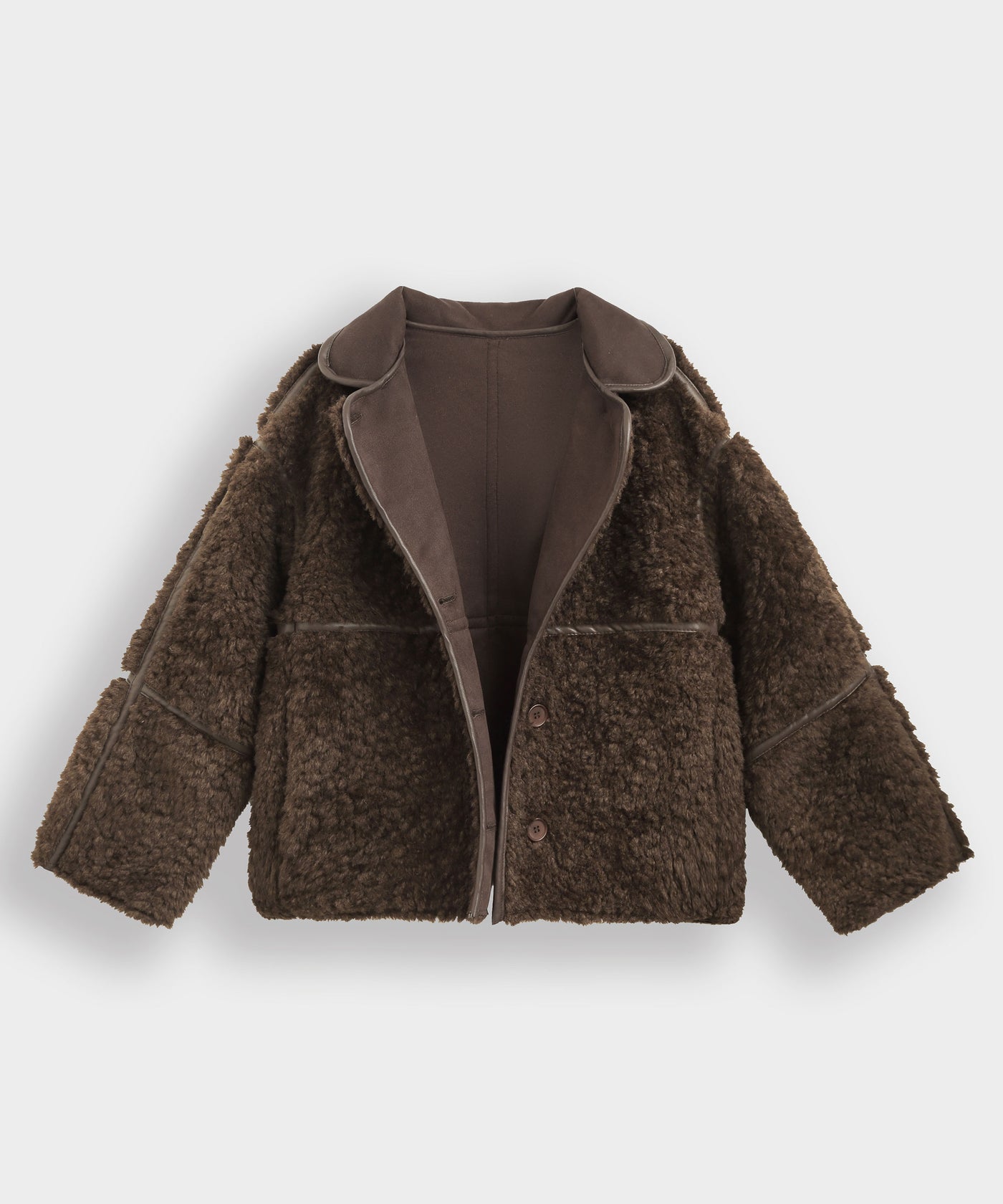 Teddy Fell Jacke Gania Braun Ladypolitan ♡