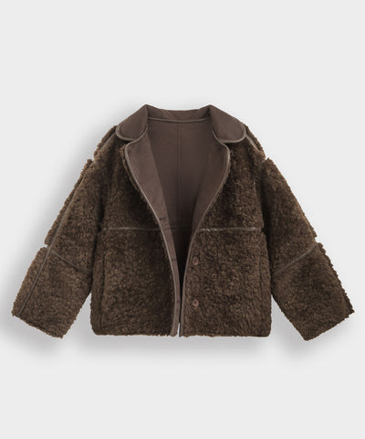 Teddy Fell Jacke Gania Braun Ladypolitan ♡