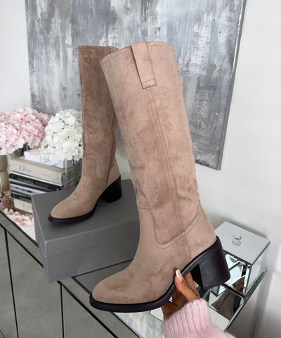 Stiefel Mena Beige Ladypolitan ♡