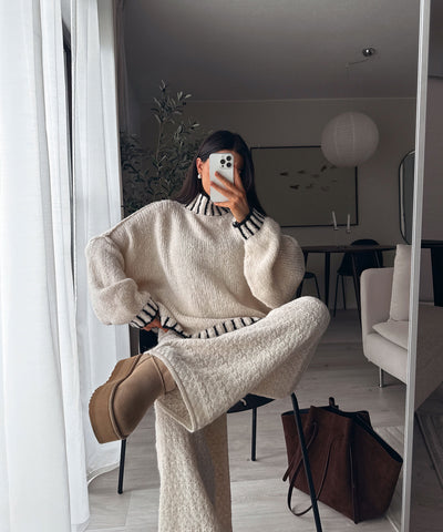 Strickhose Lilya Uni Beige Ladypolitan ♡