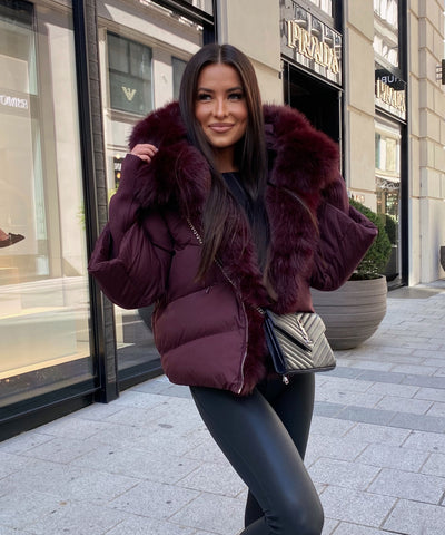 Jacke Fraya Weinrot Ladypolitan ♡