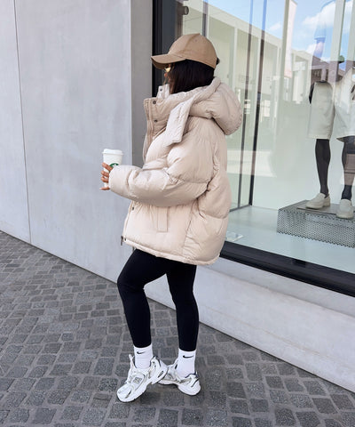 Pufferjacke Fina Beige Ladypolitan ♡