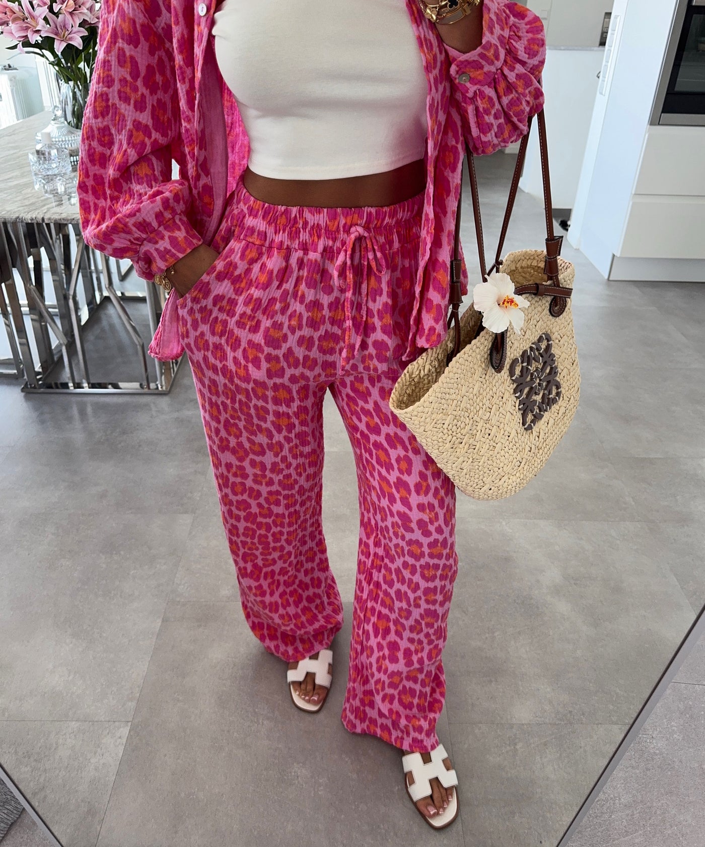 Musselin Hose Abril Leo Pink Ladypolitan ♡