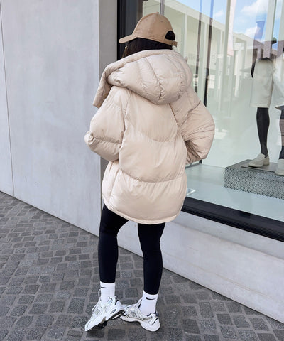 Pufferjacke Fina Beige Ladypolitan ♡
