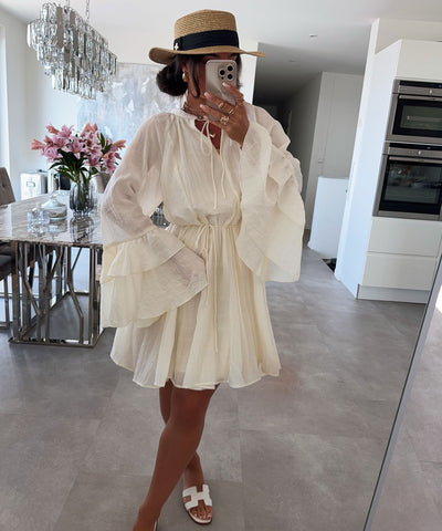 Kleid Julya Beige Ladypolitan ♡