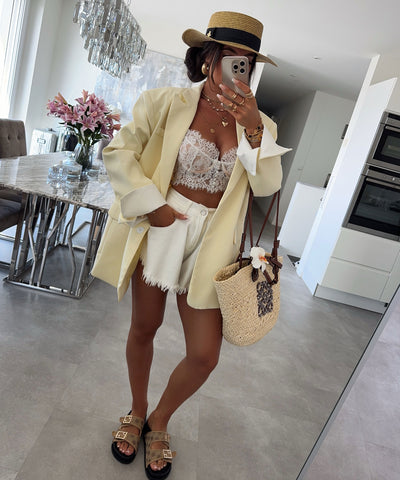 Oversize Blazer Trina Gelb Ladypolitan ♡