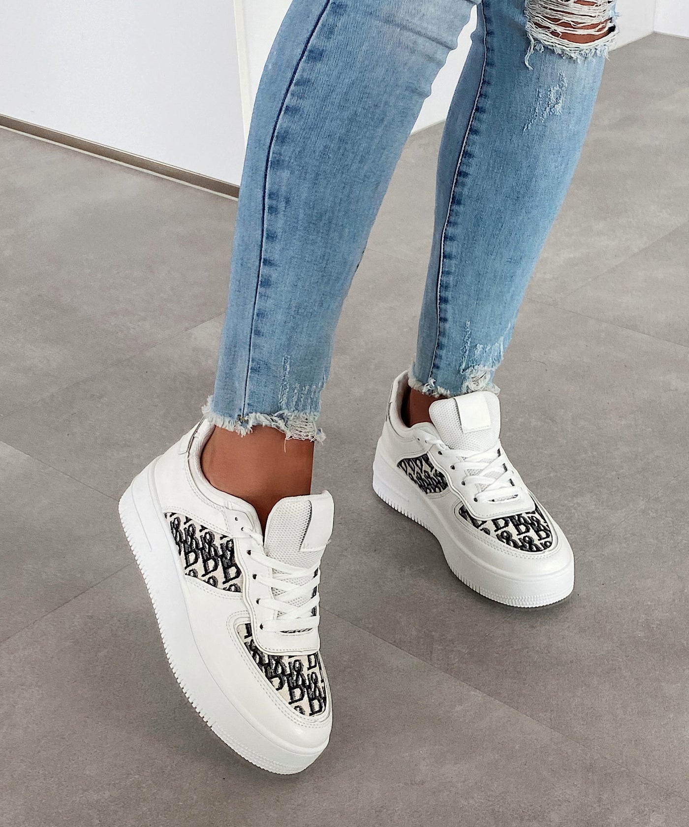 Sneaker Abby Weiß  Ladypolitan - Fashion Onlineshop für Damen   