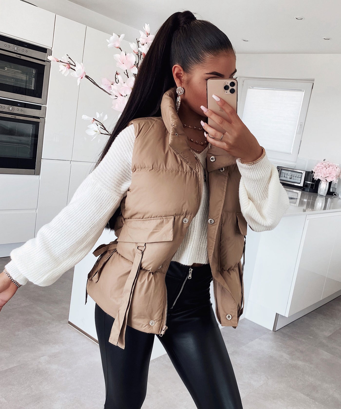 Waistcoat Leslie Kurz Camel