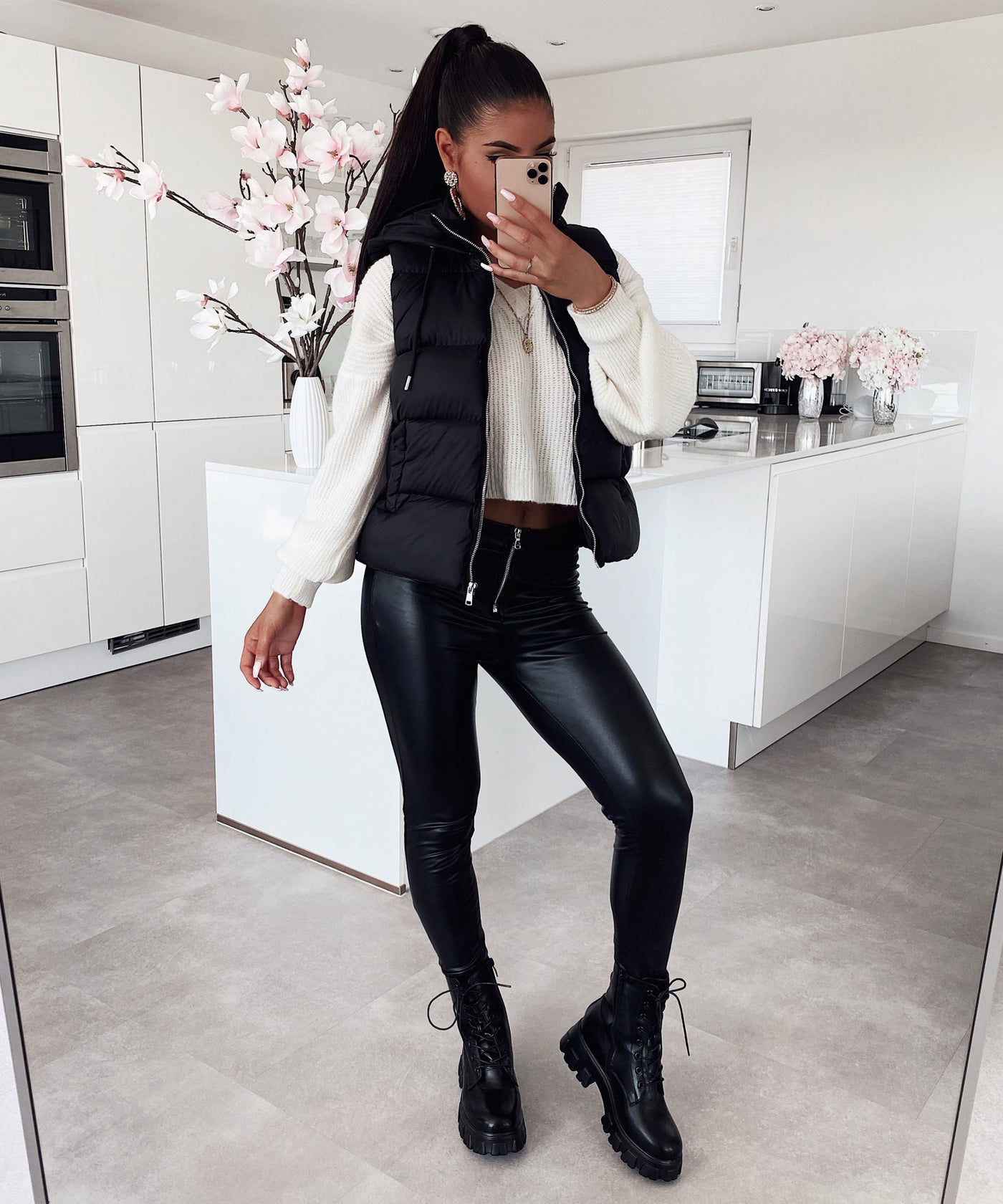 Vest Megan Short Black