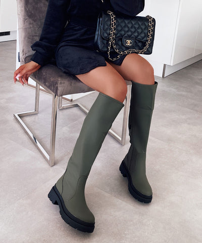 Stiefel Margot Khaki  Ladypolitan - Fashion Onlineshop für Damen   