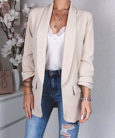 Blazer Mykonos Beige  Ladypolitan - Fashion Onlineshop für Damen   