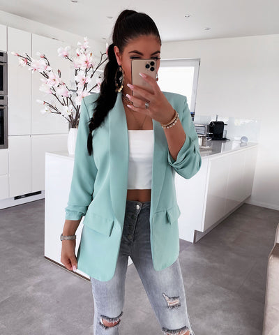 Blazer Mykonos Mint  Ladypolitan - Fashion Onlineshop für Damen   