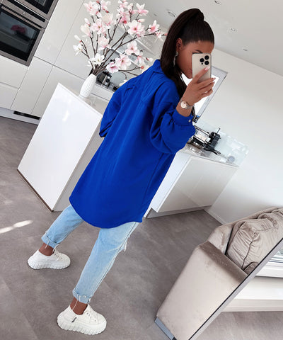 Bluse Luciana Royalblau  Ladypolitan ♡   
