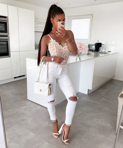 Body Elsa Weiß  Ladypolitan - Fashion Onlineshop für Damen   