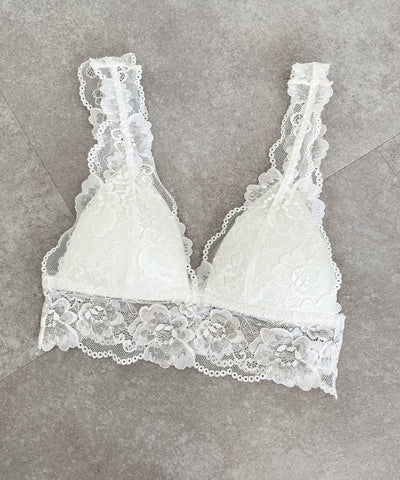Bralette Catalina Weiß  Ladypolitan - Fashion Onlineshop für Damen   