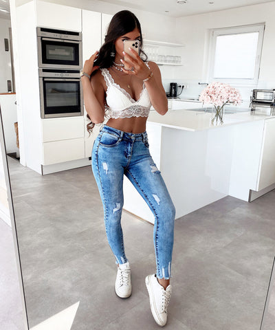 Bralette Catalina Weiß  Ladypolitan - Fashion Onlineshop für Damen   