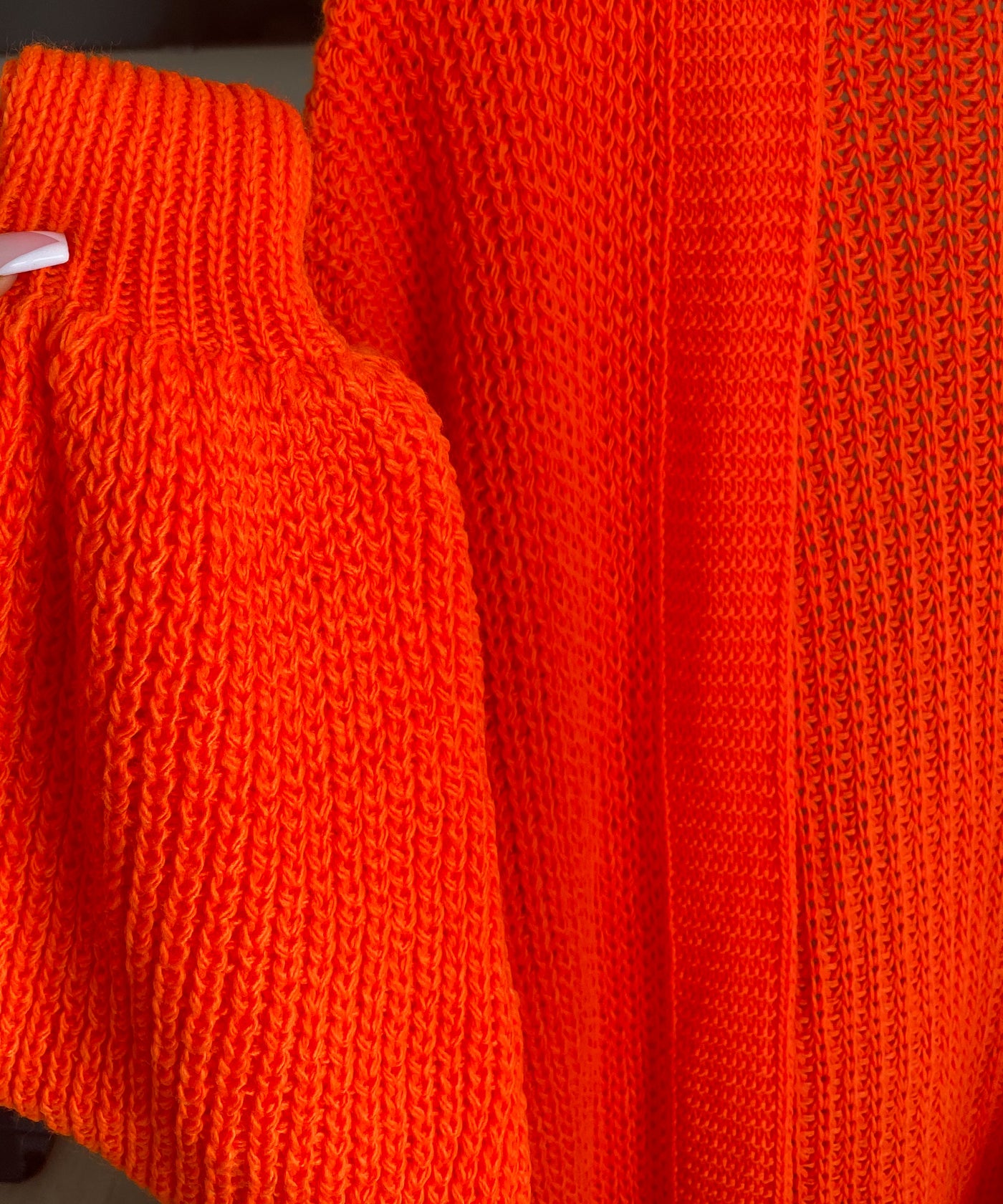 Cardigan Leilani Lang Neonorange  Ladypolitan - Fashion Onlineshop für Damen   