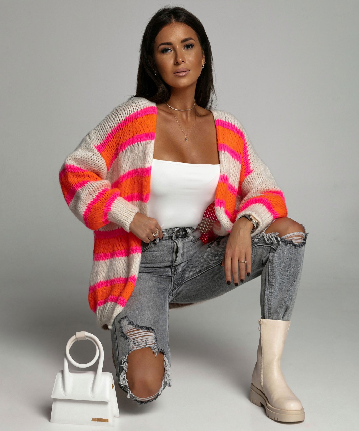 Chelsea Boots Long Beige  Ladypolitan - Fashion Onlineshop für Damen   