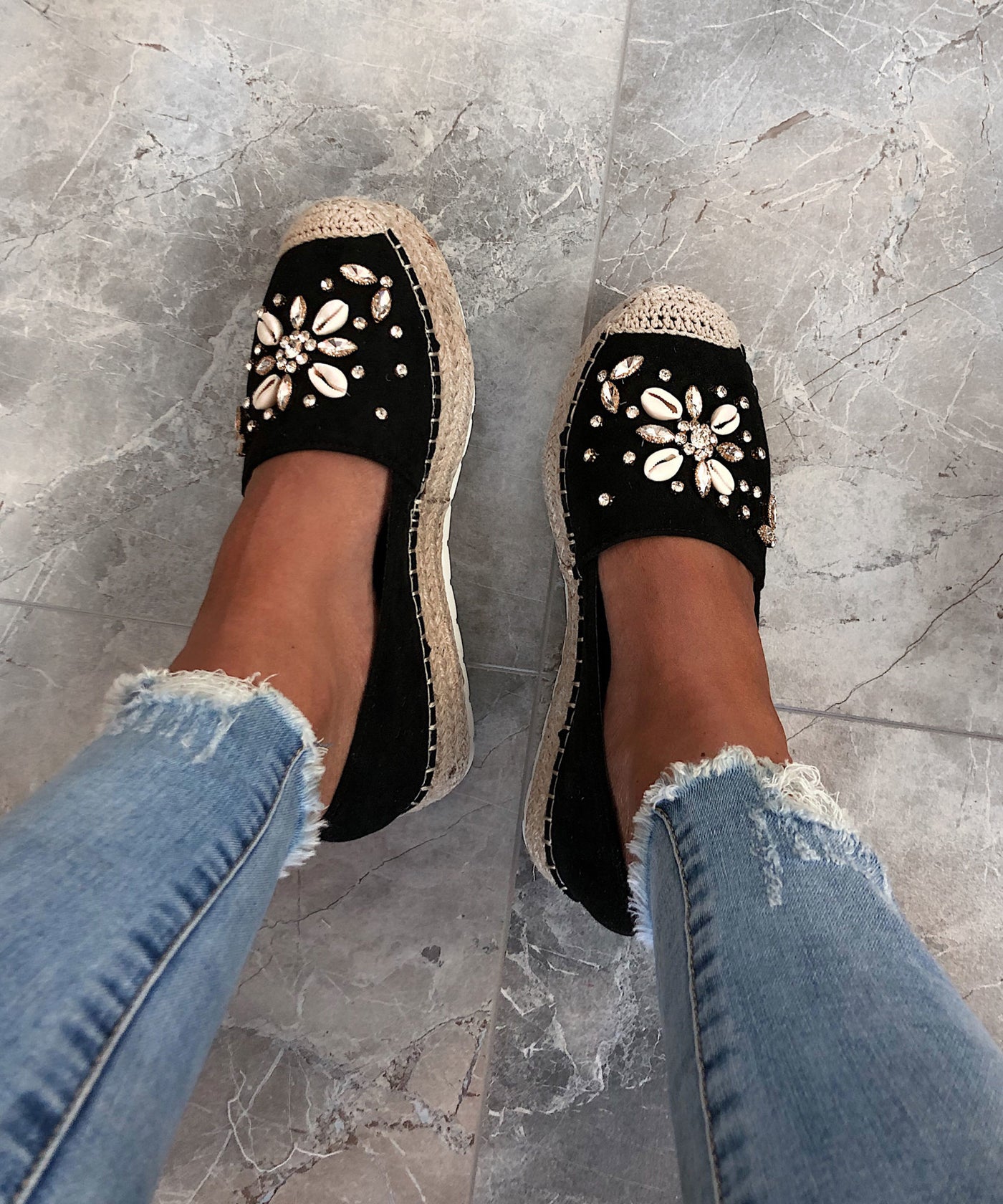 Espadrille Hana Schwarz  Ladypolitan - Fashion Onlineshop für Damen   