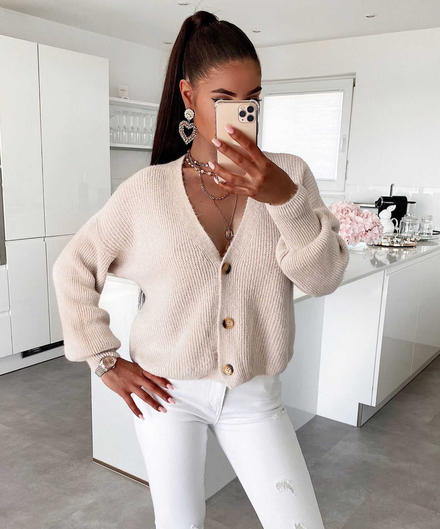 Jäckchen Jade Beige  Ladypolitan - Fashion Onlineshop für Damen   
