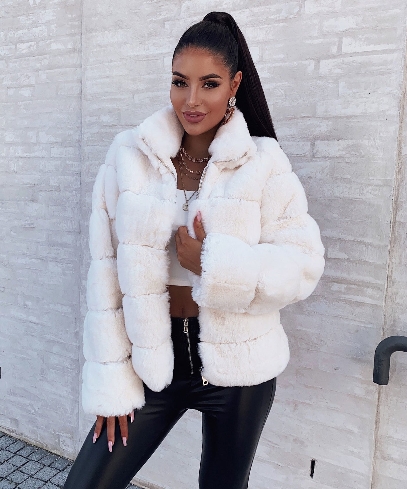 Jacke Dilara Weiß  Ladypolitan - Fashion Onlineshop für Damen   